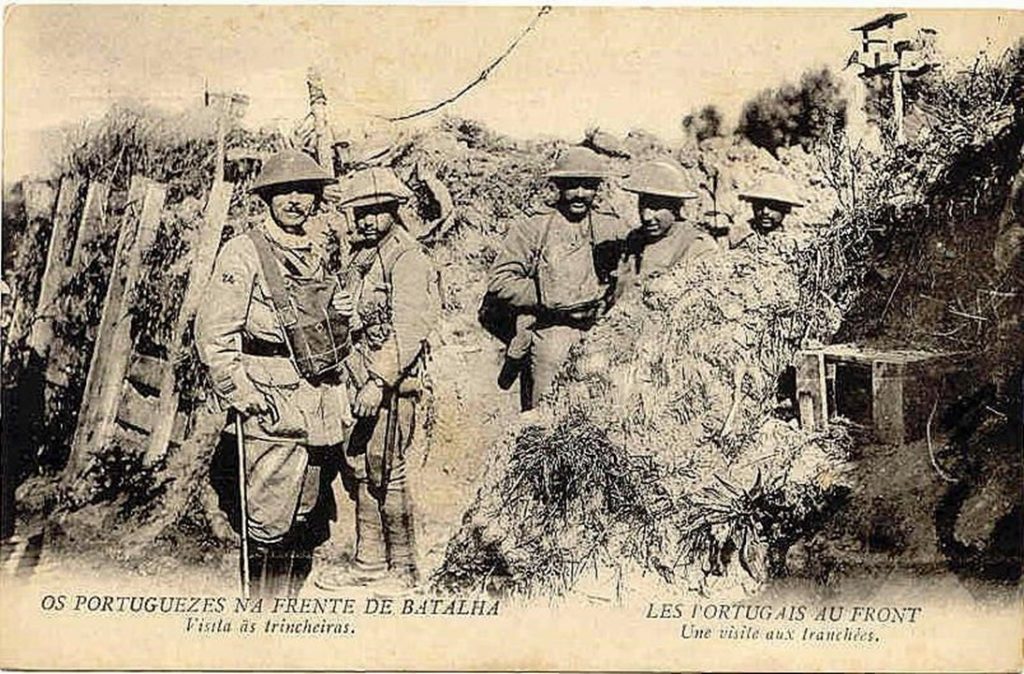 Efemérides em Abril - Batalha de La Lys - França - Nas trincheiras da 1º Guerra Mundial