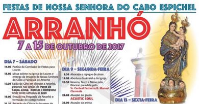 Festas em honra de Nossa Senhora do Cabo Espichel, que se vão realizar entre 7 e 15 de Outubro de 2017, a Paróquia de São Lourenço de Arranhó