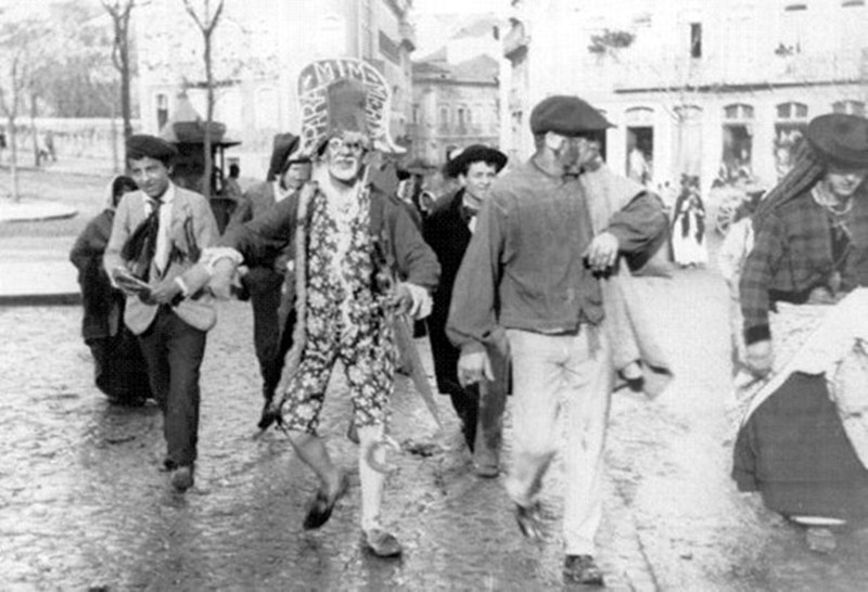 O xé-xé, figura incontornável do Carnaval de outros tempos