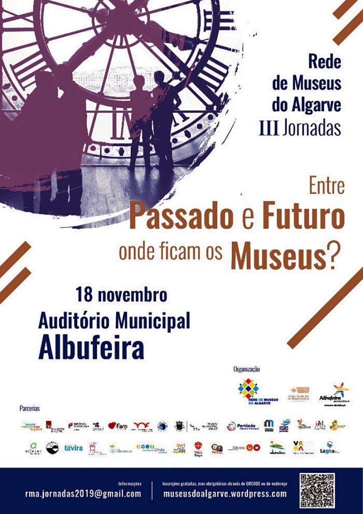 Cartaz de divulgação das III Jornadas da Rede de Museus do Algarve