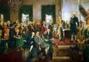 Assinatura da Declaração de Independência dos Estados Unidos da América - Filadélfia (Independência Americana)