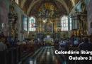Calendário Litúrgico - Outubro 2021