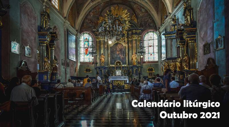 Calendário Litúrgico - Outubro 2021