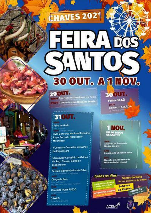 Feira dos Santos - Chaves - 29 de Out a 1 de Nov