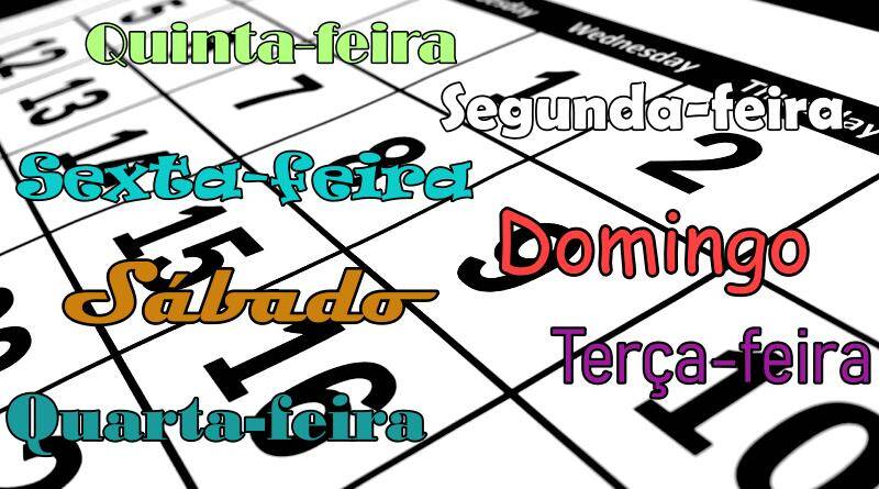 Sobre o nome dos dias da semana em Portugal