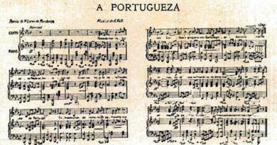 Partitura de "A Portuguesa" - Alfredo Keil