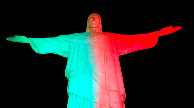 No Rio de Janeiro, até mesmo o Cristo Redentor celebrou o Dia de Portugal