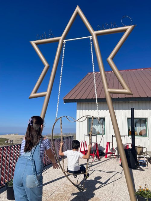 Inauguração do baloiço panorâmico no restaurante "A Torre", na Serra da Estrela