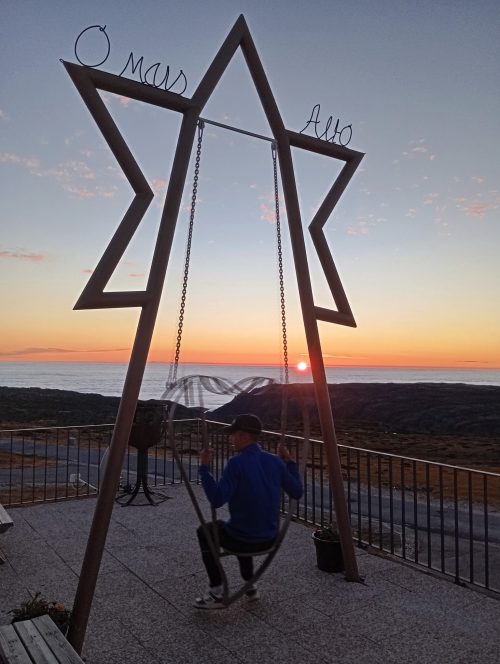 Inauguração do baloiço panorâmico no restaurante "A Torre", na Serra da Estrela