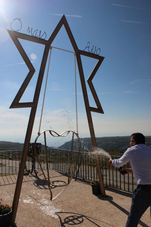 Inauguração do baloiço panorâmico no restaurante "A Torre"