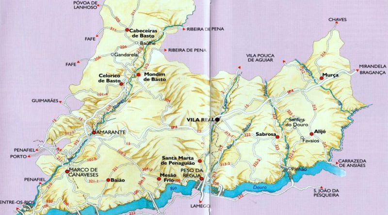 A antiga Região de Turismo da Serra do Marão