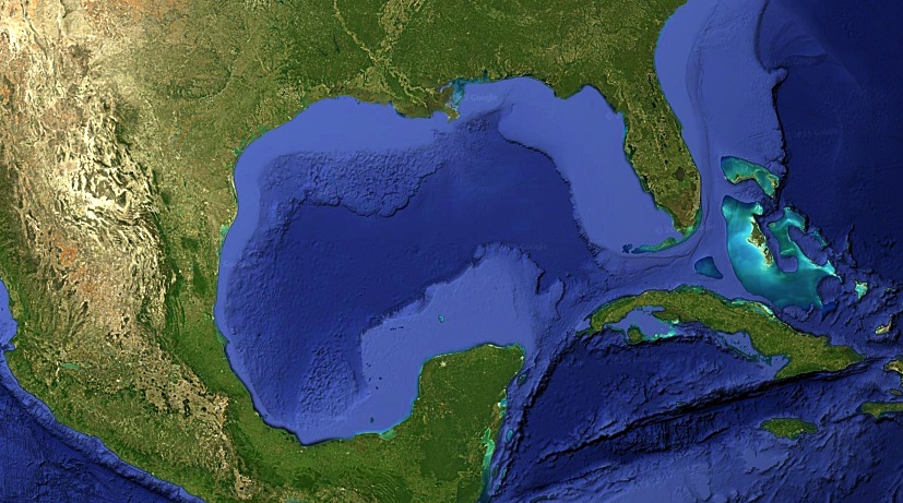 O Golfo do México: uma joia geográfica e económica