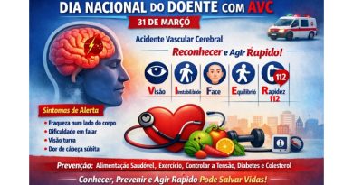 Dia Nacional do Doente com AVC - 31 de março