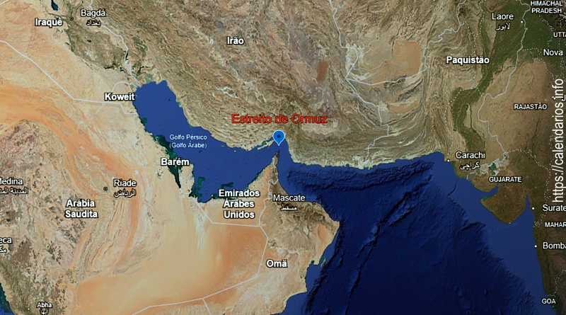 O Estreito de Ormuz: estratégia, comércio e geopolítica no Golfo Pérsico