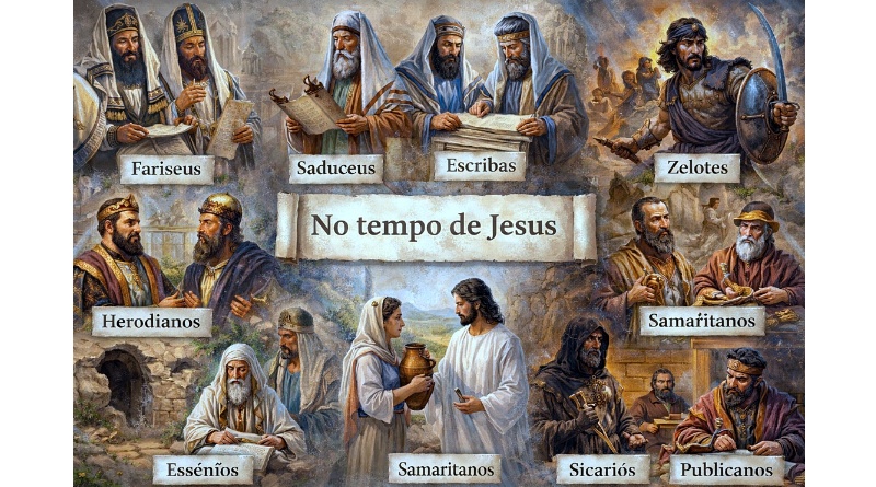 Os diversos grupos religiosos, sociais e políticos no tempo de Jesus