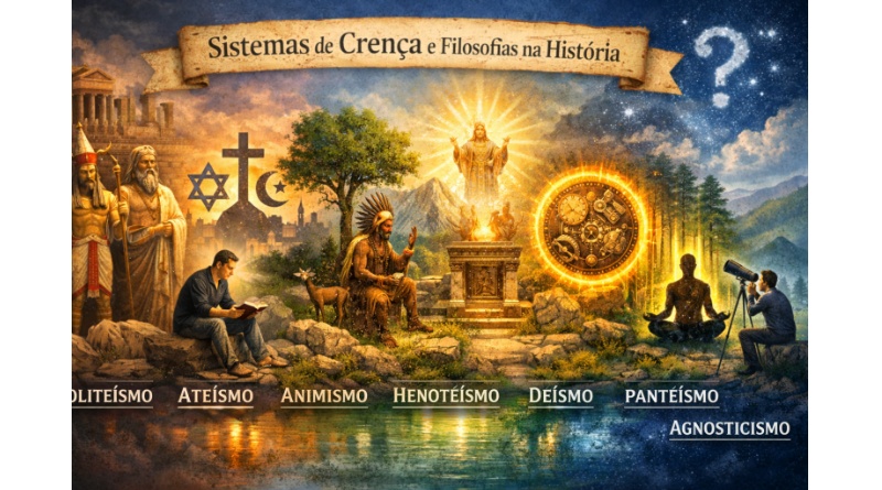Principais sistemas de crença e filosofias na História