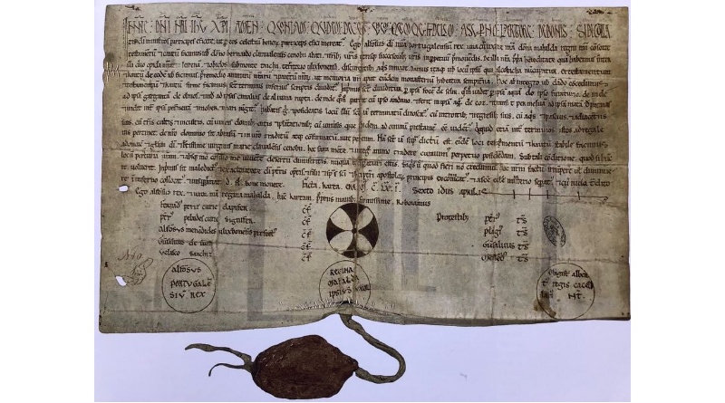 Doação do território de Alcobaça à Ordem de Cister