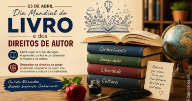 Dia Mundial do Livro e dos Direitos de Autor - 23 de abril