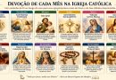 Temas da devoção mensal na Igreja Católica