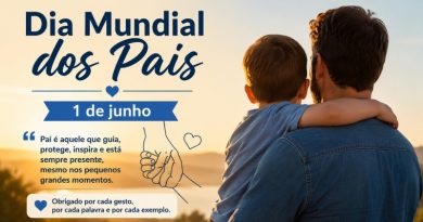 Dia Mundial dos Pais - 1 de junho