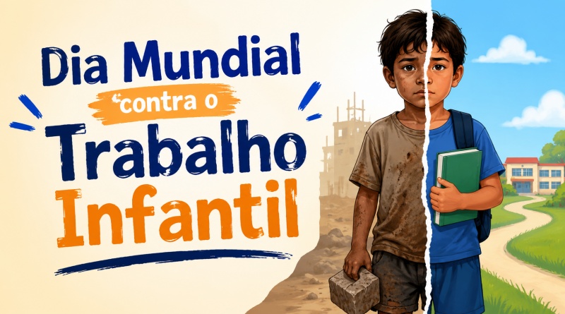 Dia Mundial contra o Trabalho Infantil - 12 de junho
