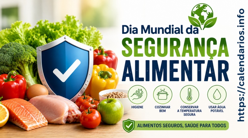 Dia Mundial da Segurança Alimentar - 7 de junho