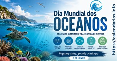 Dia Mundial dos Oceanos - 8 de junho