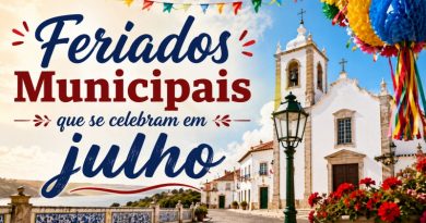 Feriados Municipais que se celebram no mês de julho