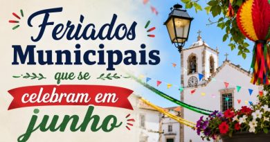 Feriados Municipais que se celebram no mês de junho